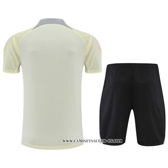 Chandal del Tottenham Hotspur 22-23 Manga Corta Beige - Pantalon Corto